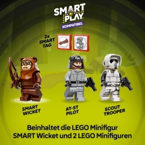 Set LEGO Star Wars AT-ST Angriff auf Endor 75424 cu 3 figurine, 347 piese - Img 4