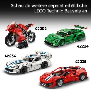 Set LEGO Technic Ducati Desmo450 MX Factory Motocicleta cu Lenkung si Federung, 457 piese - Img 7