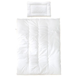 Set lenjerie pentru copii Roba 4 Anotimpuri - Patura 100x135 cm Perna 40x60 cm Alb