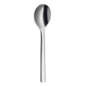 Set linguri espresso WMF Nuova 6 bucati lingura espresso Cromargan din otel inoxidabil lustruit pentru masina de spalat vase L 11 cm - Img 4