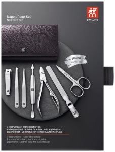 Set Manichiura ZWILLING 7 piese cu Etui Lila, Classic - Img 6