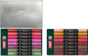 Set Marker Acrilic Faber-Castell Multimark, 16 Culori, Cu Dubla Varf - Img 2