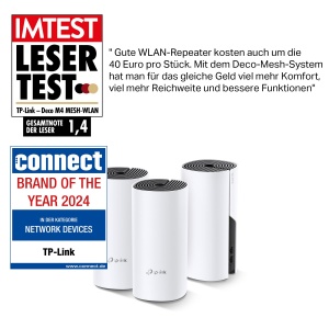 Set Mesh Wi-Fi TP-Link Deco M4, 3 unitati, AC1200, 2 porturi Gigabit - Img 2