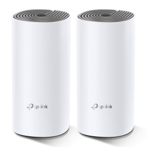 Set Mesh WLAN TP-Link Deco E4, Dual Band AC1200, 2 unitati, 260 m