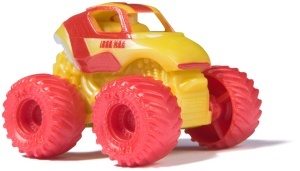 Set Mini-Truckuri Monster Jam Marvel - Black Panther, Captain America, Iron Man, 187 - Img 3