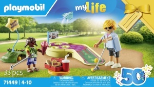 Set Minigolf PLAYMOBIL myLife 71449, pentru copii de la 4 ani, cu accesorii incluse - Img 4