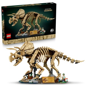 Set model Triceratops LEGO Jurassic World 77985, 1154 piese, decoratiune birou