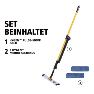 Set Mop cu Microfibra Rubbermaid Commercial Hygen Pulse, 0.6L, Galben - Img 7