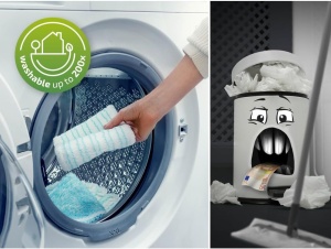 Set Mop pentru Pardoseala Leifheit POWER CLEAN, Eimer 10L, Wischbezug Microfiber - Img 4