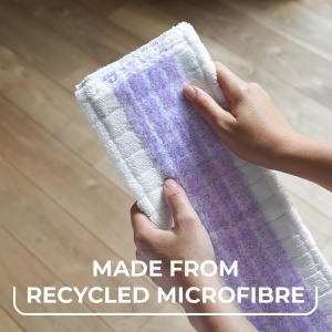 Set mop Vileda Ultramax Care - cu microfibre reciclate, ideal pentru parchet si laminat - Img 3