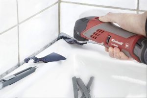 Set multitool Einhell 4 piese Fliesen Starlock pentru flise si silicon - Img 6