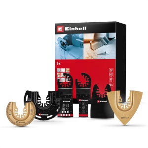 Set Multitool Einhell 6 piese Accesorii Diverse pentru Taiere si Slefuire