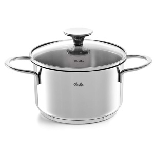 Set oale Fissler Copenhagen 5 piese otel inoxidabil compatibil inductie cu capac din sticla - Img 4