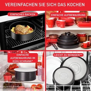 Set oale Tefal Ingenio XL Force, 4 piese, 161820 cm, antiaderent - Img 5