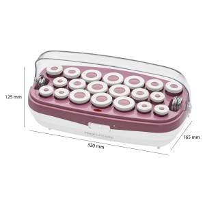 Set ondulator de par ProfiCare Par, bigudiuri incalzibil cu acoperire cu turmalina, 3 bigudiuri diferite Dimensiuni bobine mari/medii si mici, PC-LW 3028, dimensiuni (13,4x15,6x32,4 cm) - Img 6