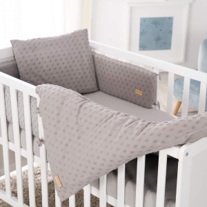 Set organic pentru bebelusi roba Lil Planet GOTS certificat culoare gri 3 piese