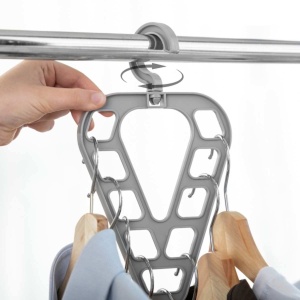 Set organizator pentru umerase InnovaGoods Orzer, 2 piese, gri, design practic - Img 2
