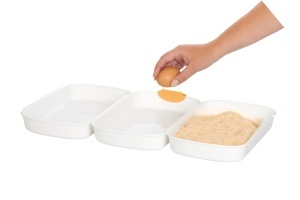 Set Panierschalen Tescoma PRESTO 3 piese cu Zanga, Plastic, Antiderapant - Img 5