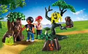 Set Playmobil 6891 - Noapte cu lanterna UV, 2 figurine, multi-colorat - Img 2