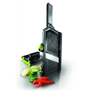 Set razatoare manuala IBILI otel inoxidabil 32 cm negruverdeargintiu
