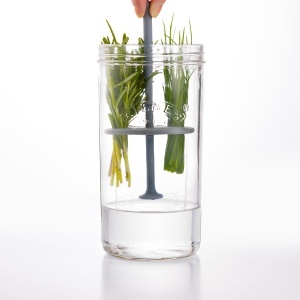 Set recipient pentru plante aromatice Kilner, 1 l, cu capac din inox si suport din silicon - Img 10