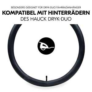 Set Reparare pentru Remorci Biciclete hauck Dryk Duo Plus, 2 Tuburi 20 Zoll - Img 7