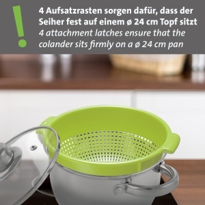 Set strecuratoare Westmark 24 cm plastic BPA-free culoare verde - Img 5