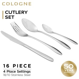 Set Tacamuri 16 Piese Russell Hobbs RH02221EU7 pentru 4 Persoane, Inox 1810 - Img 4