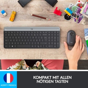 Set Tastatura si Maus Logitech MK470 Slim Combo, Design Compact, Wireless - Img 2