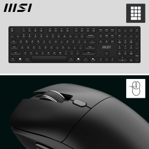 Set Tastatura si Maus MSI Forge K210 Wireless, 2.4 GHz, Reincarcabil - Img 2