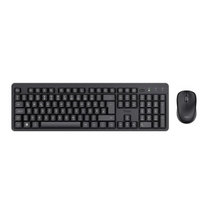 Set Tastatura si Maus Wireless Trust Ymo II, QWERTZ, Design Ergonomic, 10m Raza - Img 2