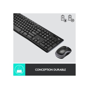 Set tastatura si mouse Logitech MK270, wireless, 2.4 GHz, nano-receiver - Img 5