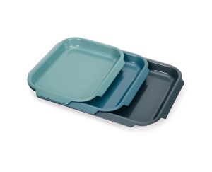 Set tavi de copt Joseph Joseph Nest Bake 45064 3 piese otel carbon antiaderent design compact