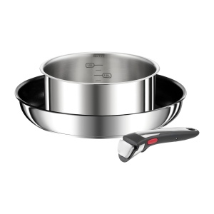 Set Tefal Ingenio Preference On 26 cm 18 cm cu Maner Detasabil Antiaderent Inductie