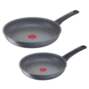 Set tigai Tefal Healthy Chef G15090 24 cm 28 cm Mineralia antiaderent compatibil inductie gri