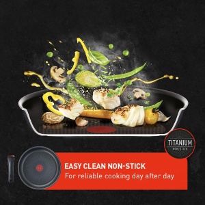 Set tigai Tefal Ingenio Easy Cook Clean L1599602 7 piese negru cu maner detasabil antiaderent - Img 7