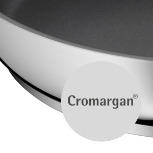 Set tigai WMF Permadur Advance 2 piese antiaderente inox Cromargan compatibile inductie - Img 5