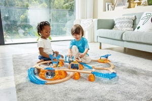 Set tren Hape Mars Exploration tema spatiala lumini si sunete interactive - Img 2