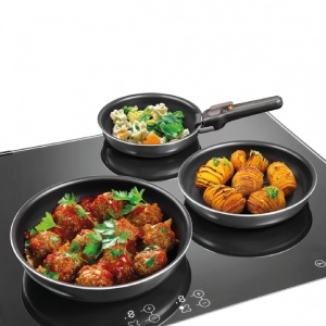 Set vase de gatit Tescoma VARIO, 4 piese, cu maner detasabil, negru - Img 4