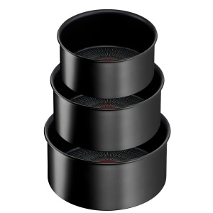 Set vase Tefal Ingenio Eco Resist On L7679202 4 piese antiaderente compatibil inductie - Img 2