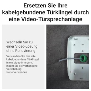 Set videointerfon LEGRAND EASYKIT Plus monitor 7 inch camera wide-angle IP54 IK07 - Img 11