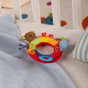 SIGIKID 40490 Active Ring Baby Activity PlayQ Fete si Baieti Jucarii pentru bebelusi recomandate de la 3 luni multicolore - Img 5