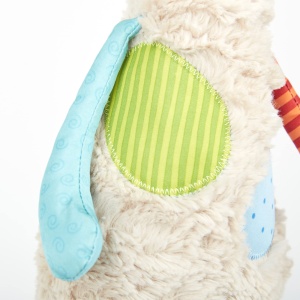 SIGIKID 42842 Jucarie moale pisica patchwork Jucarie de plus draguta pentru joaca si imbratisare din amestec de materiale moi pentru bebelusi si copii, baieti si fete de la 0 luni la 8 ani Multicolor/Pisica 30 cm - Img 7