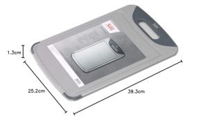 Silit Schneidebrett 38x25 cm Plastic Rigid Cu Saftrille si Maner - Img 10