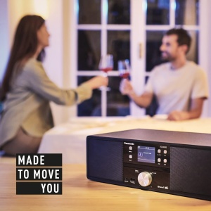 Sistem audio Panasonic SC-DM202EG-K cu CD Bluetooth si radio DAB Negru - Img 2