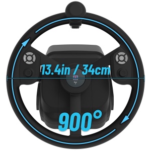 Sistem de Control pentru Vehicule Agricole HORI, cu Volan de 34cm, Pedale si Controler Multifunctional - Img 3