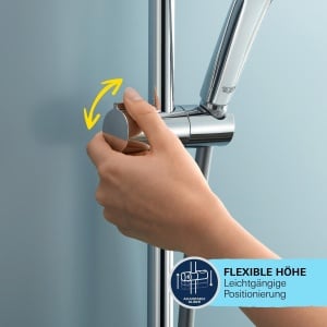 Sistem de dus Grohe Vitalio Joy 260, 3 tipuri de jet, 8lmin, crom - Img 6