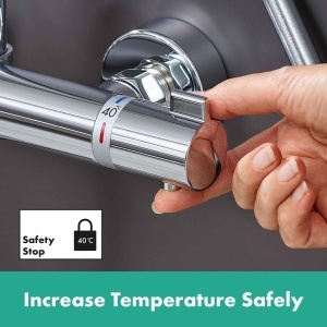 Sistem de dus hansgrohe Croma Select 280, 4 tipuri de jet, crom - Img 3