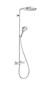 Sistem de dus hansgrohe Raindance Select S, dus cu termostat, 240 mm, crom