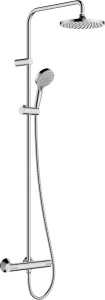 Sistem de dus hansgrohe Vernis Blend cu termostat, cap de dus 205 mm, crom